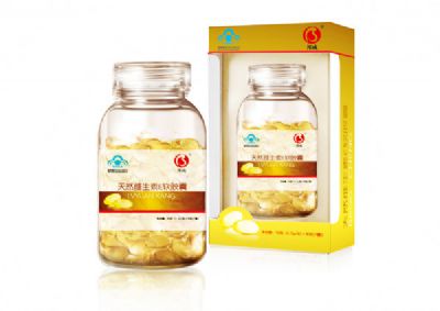 天然维生素E单瓶（0.5g/粒×90粒/瓶/盒×72盒/件）